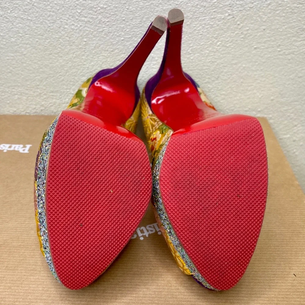 Christian Louboutin Heels Lady peep 150 tissue